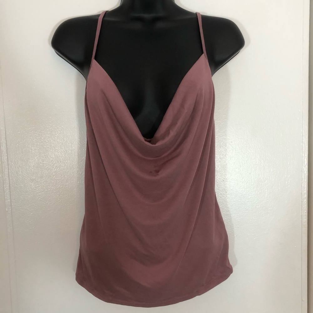 Dusty Rose draped Top
